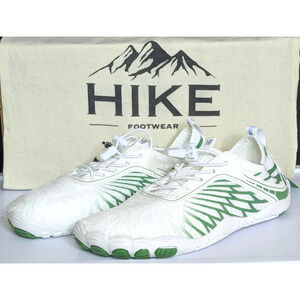Hike Footwear Shoes Womens 11 EU 42 White Green Lorax Barefoot Wide Toe Box NEW